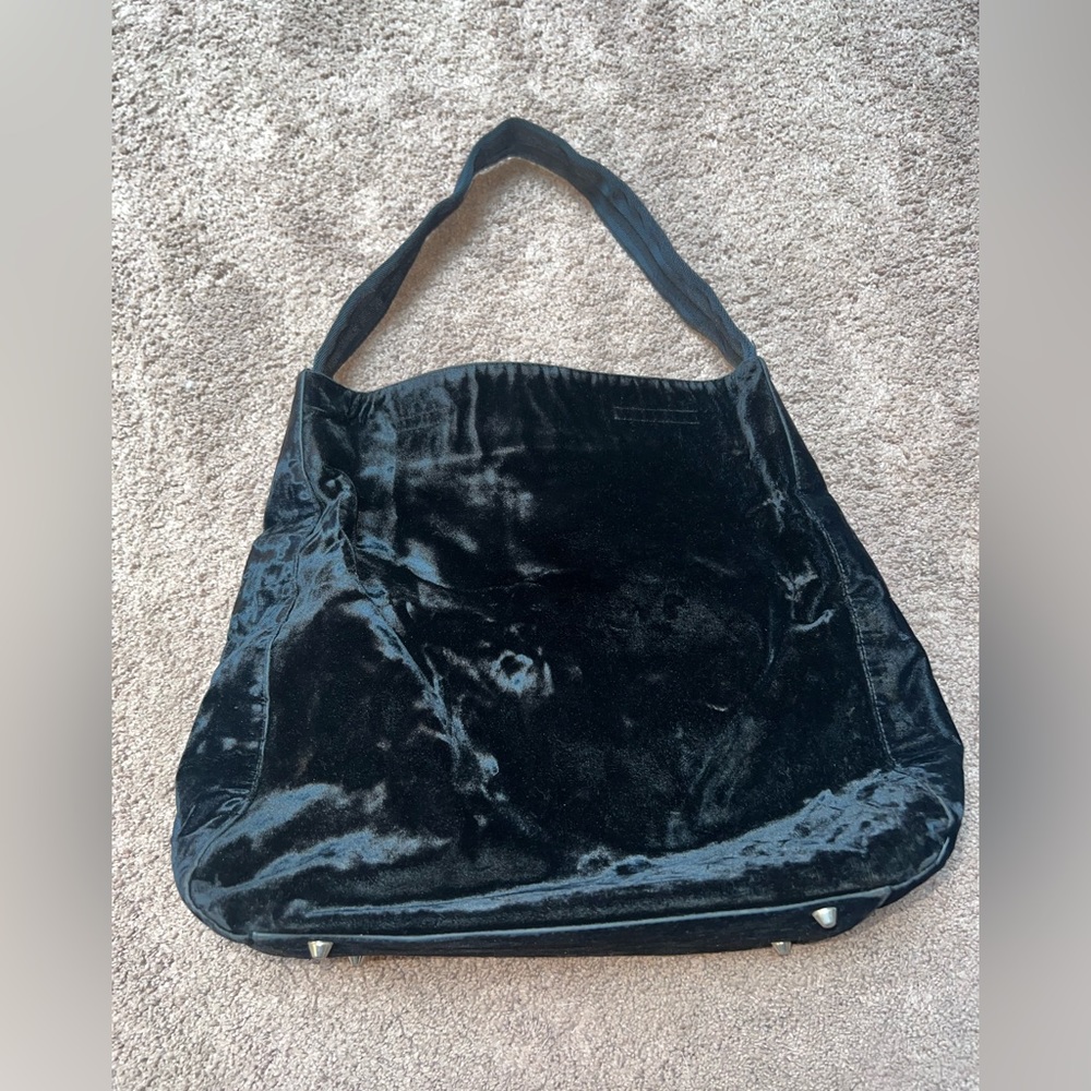 Prada Milano velvet black tote/handbag